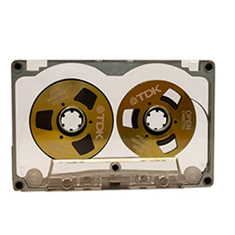 ABYC 55 Minute Blank Tape Disk Double-Sided Metal Small Open Disk Blank Cassette Tape Tape Disk, E