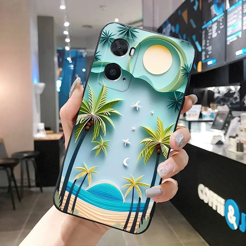 Landscape Sceneary Phone Case For OPPO A77 A57S A96 A91 A54 A74 A94 A73 A78 A53S A54S A15 A16 A17 A52 A58X A98