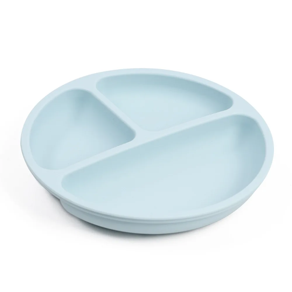 6/8/10Pcs/Set Baby Silicone Tableware Set Kids Food Grade Plate Dinnerware Sucker Bowl for Children\'s Dishes Feeding Accessories