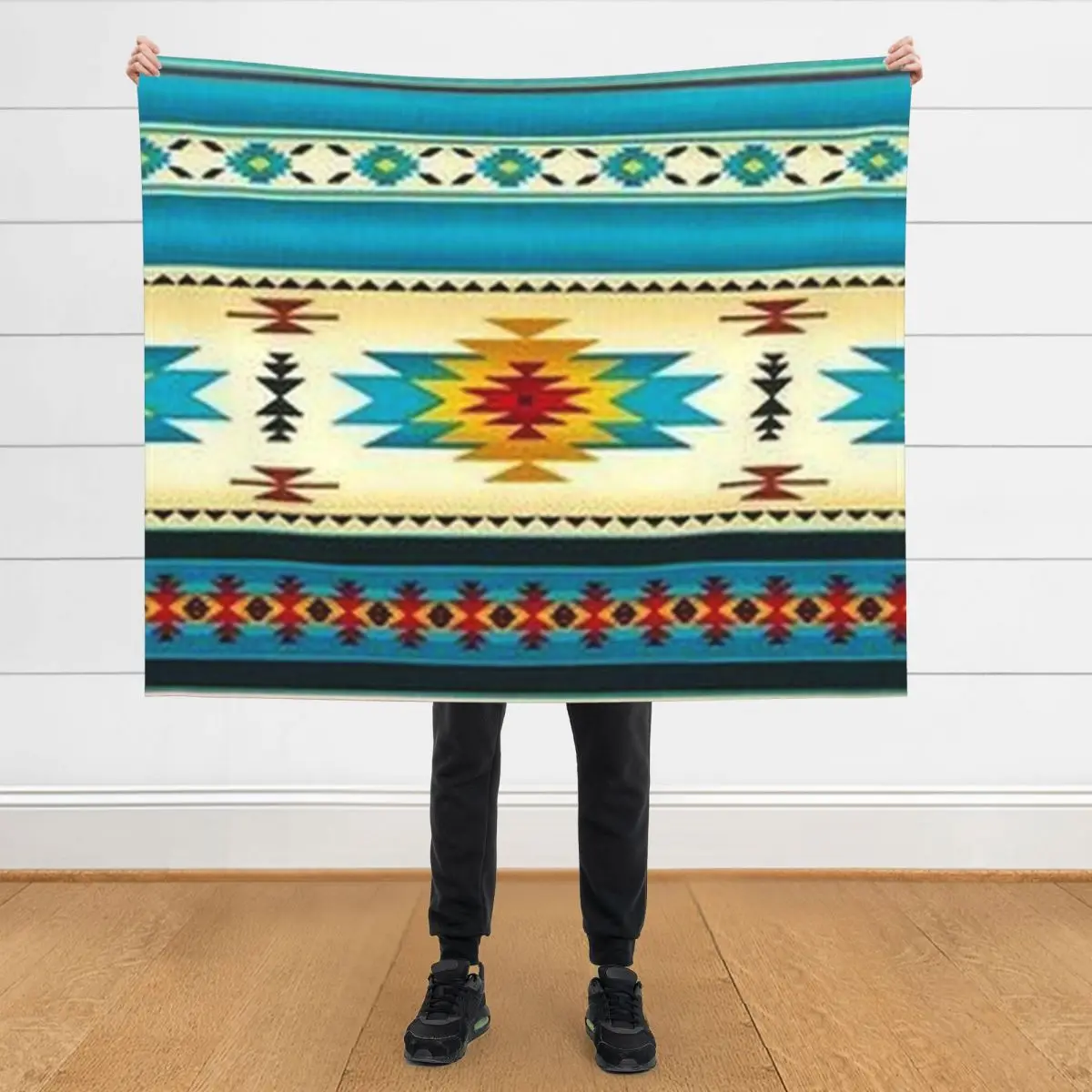 

native patterns Throw Blanket Travel Soft Beds Decorative Sofa Blankets