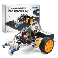 OSOYOO 2WD Robot Car Starter Kit for Arduino, Intelligent and Educational Kit for Adults, Remote Controlle App Educational Robot