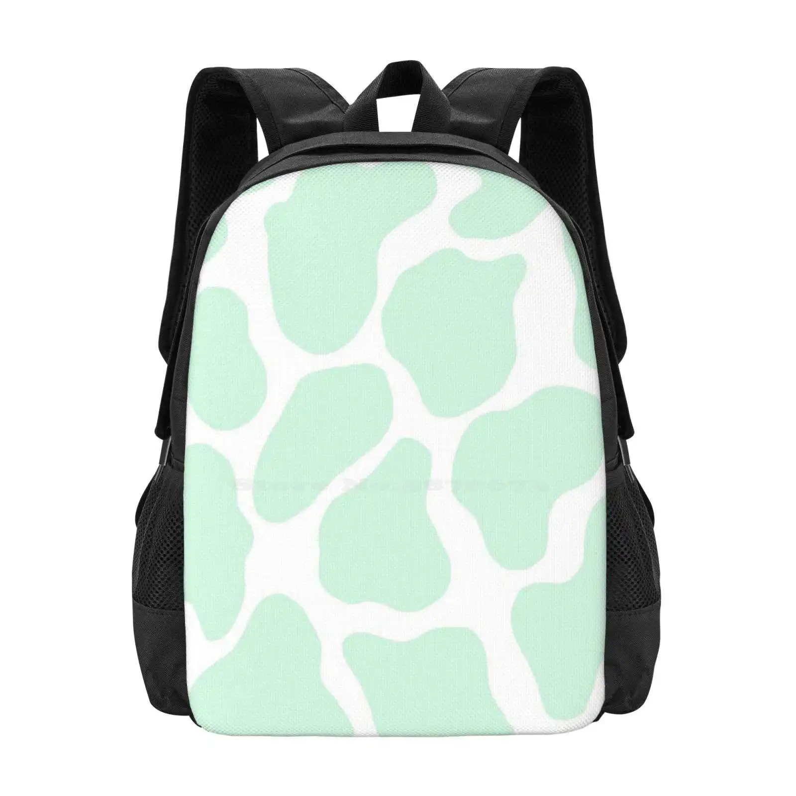 

Mint Green Cow Print Hot Sale Backpack Fashion Bags Aesthetic Tumblr Cheap Packs Trendy Brandy Star Flame Vsco Ombre California