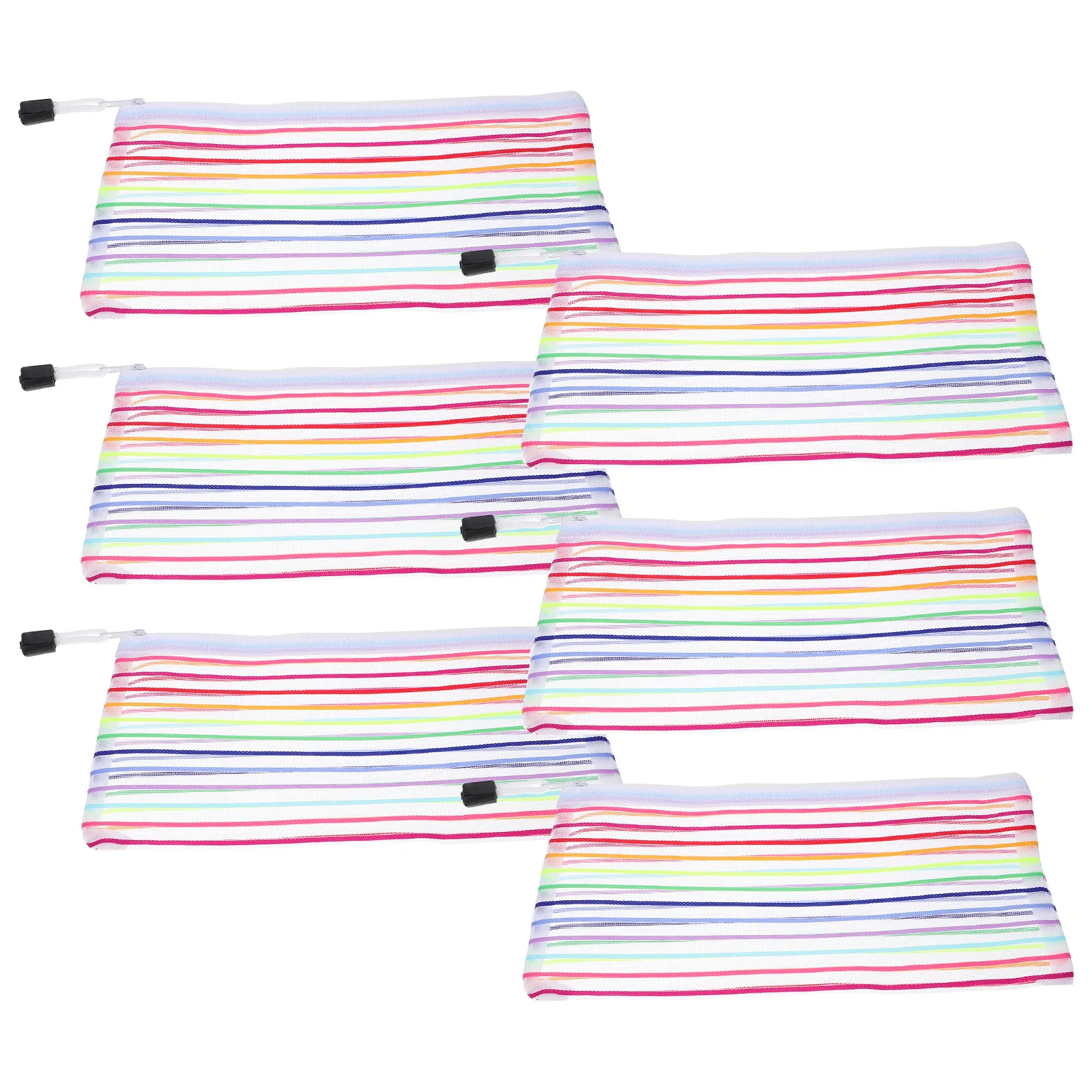 Borsa per soldi affidabile da 6 pezzi, custodia per contanti, con cerniera, per organizzare banconote e piccoli oggetti, porta biglietti della lotteria