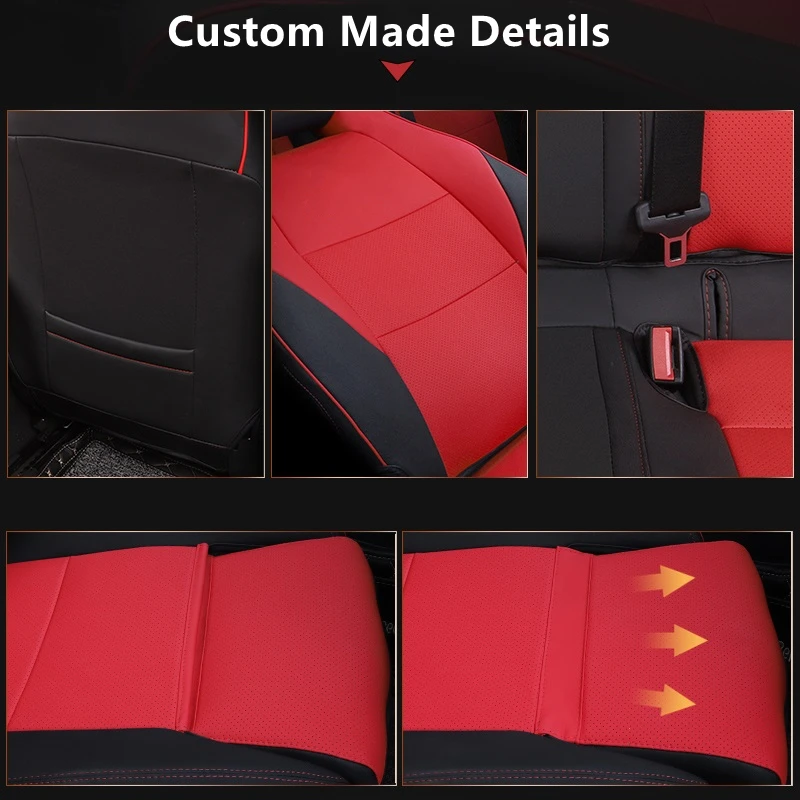 Custom Fit Car Seat Cover Accessories 360 Degree For Mercedes Benz GLA 200 CLA 200 220 260 High Quality Leather 5 Seats Full Set