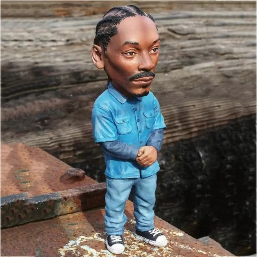 Artist Souvenir Room Decoration Home Decor Legend Tattoo Rapper Resin Art Desktop Ornament Car Statue Hip-hop Sculptures