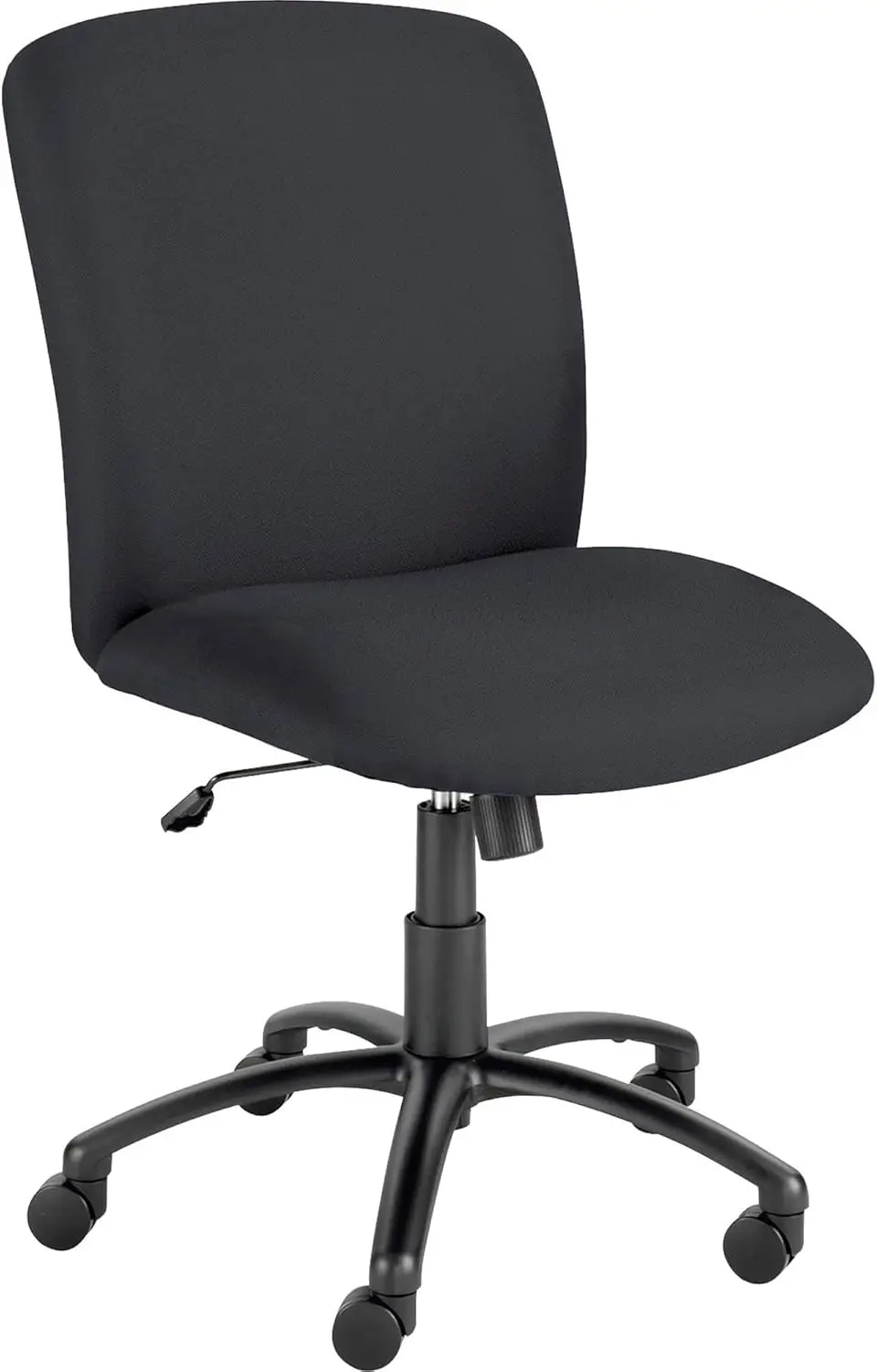 Safco High Back Big And Tall Swivel Desk Task Chair Adjustable Height And Rolling Base, Rated For 24-7 Use, 500 Lbs. Weight