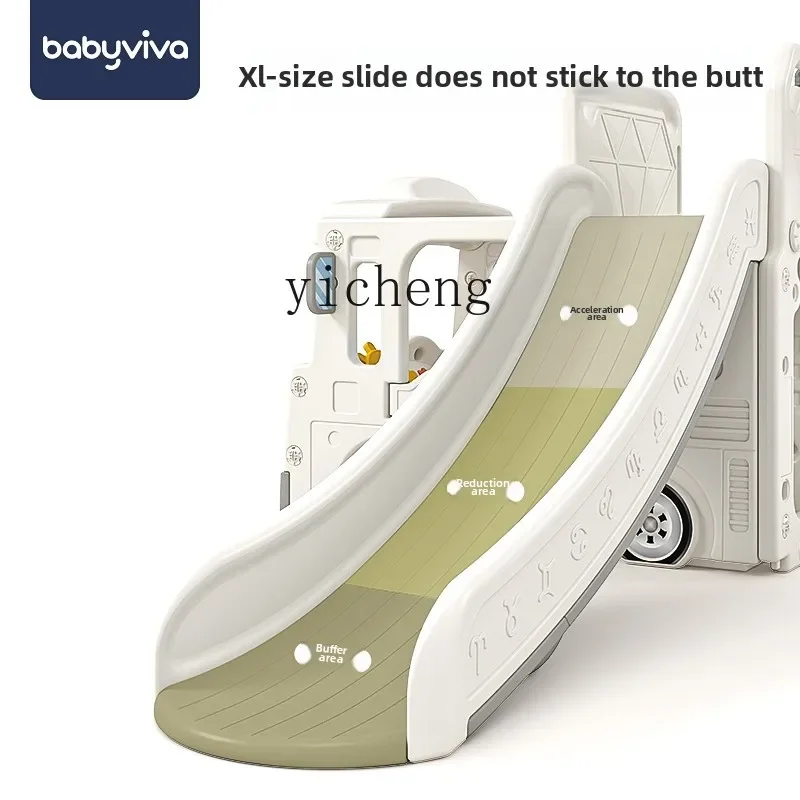 Children's Slide Indoor Household Multi-functional Toy Slide Swing Combination Small Playground