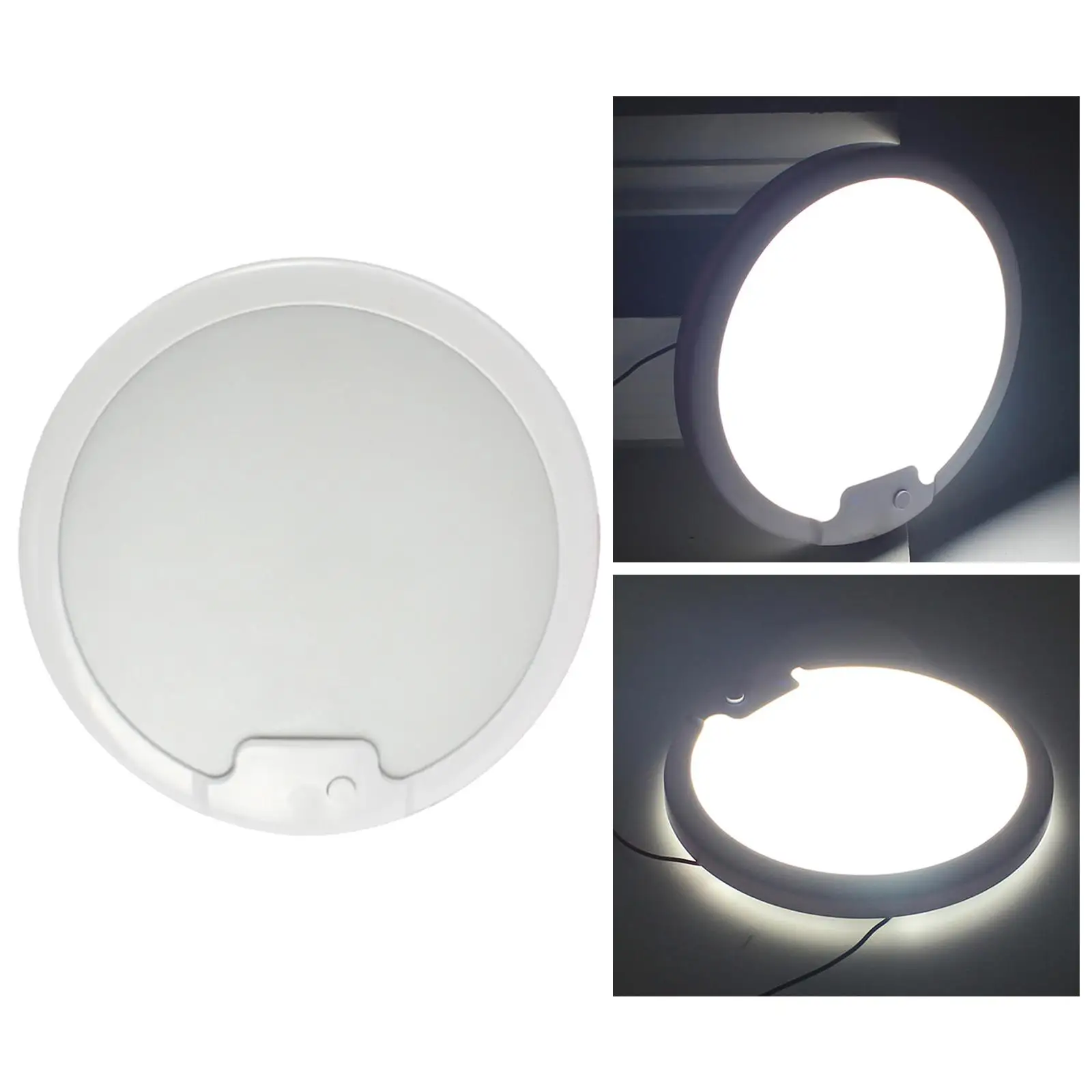 Car 12/24V Ceiling LED Panel Light RV 600-700LM Round Dome 10W Hotel