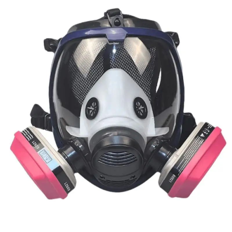 

Full face respirator gas mask, Gas Mask, suitable for smoke chemistry, painting, tactics - survival belt activated carbon filter