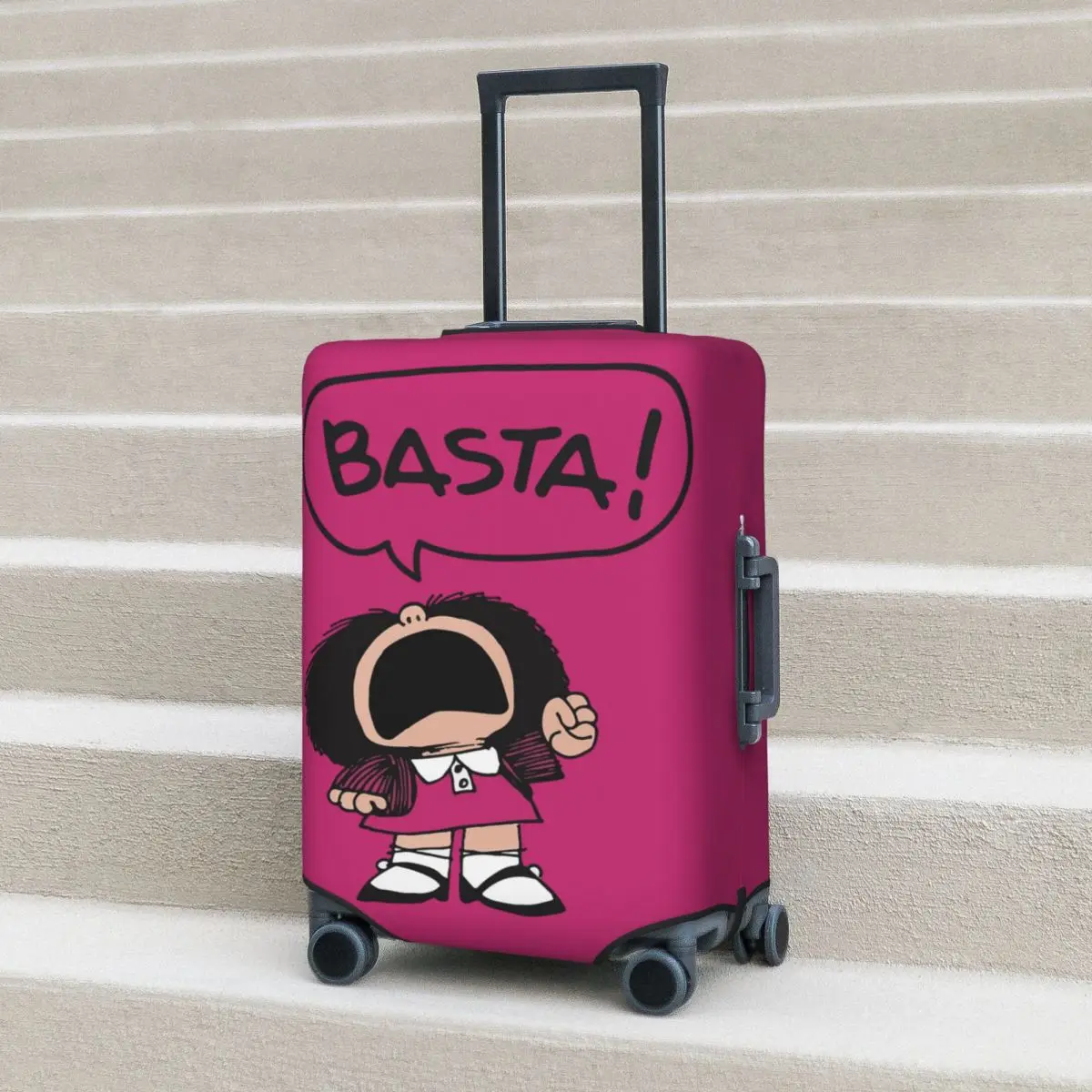 

Mafalda Enough! Чехол для чемодана, отпуск, путешествия, полезная защита чехла для багажа