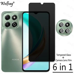 Privacy Screen Protector For Honor X6b Anti-Spy Tempered Glass For Honor X6b Camera Len Film Glass For Honor X6b Glass 6.56 inch