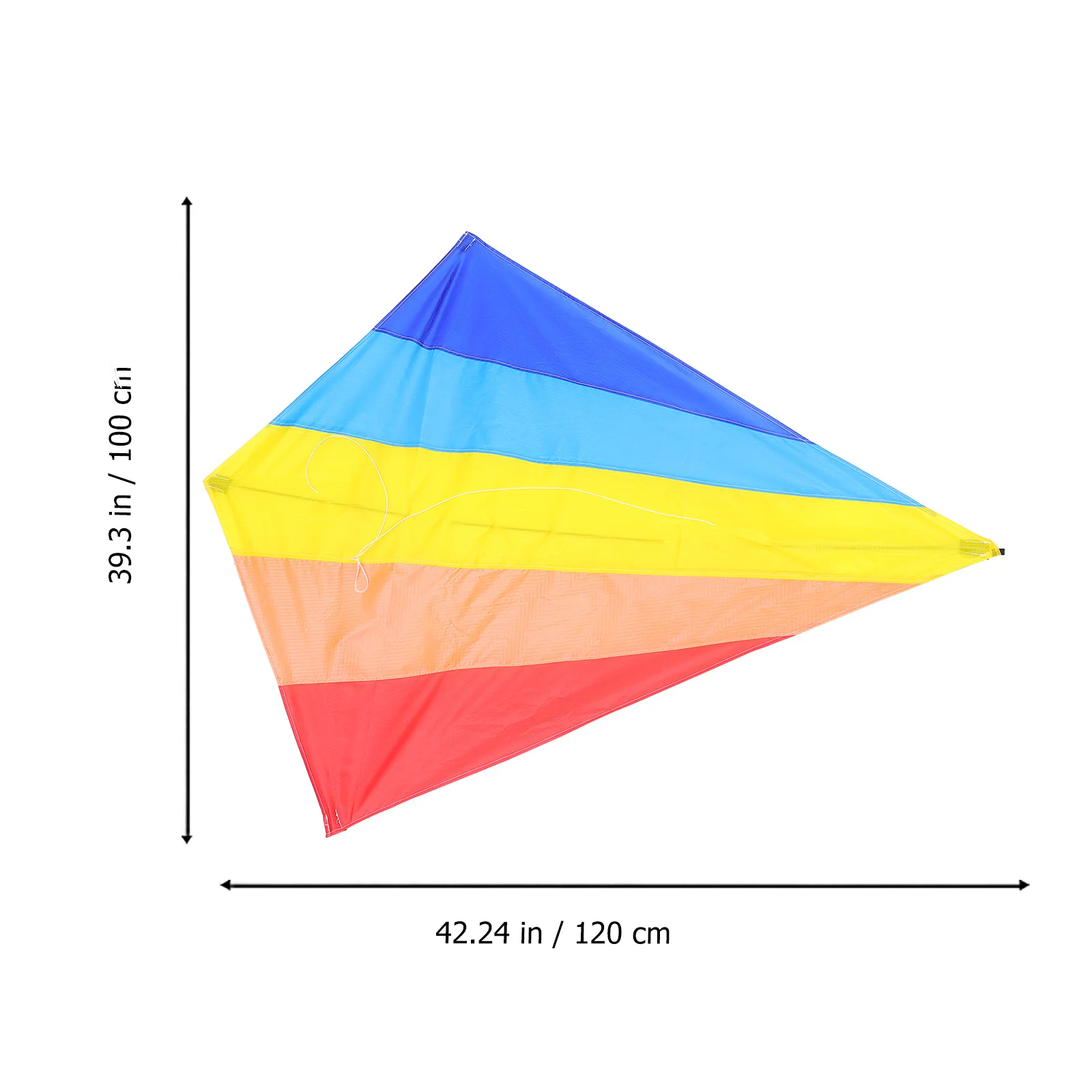Cerf-volant volant d'extérieur coloré en forme de cerf-volant arc-en-ciel à longue queue pour enfants, facile à voler, jardin, parc de plage