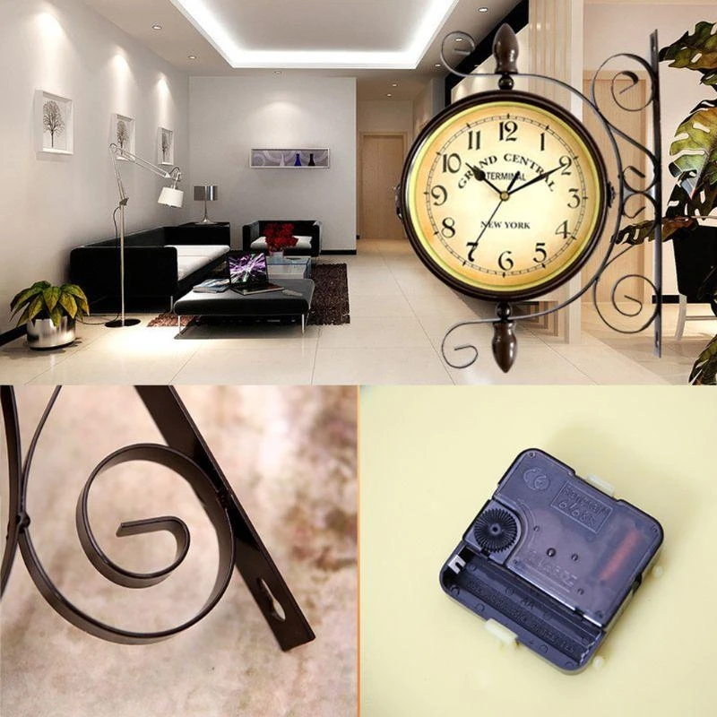 new-european-vintage-clock-innovative-fashionable-double-sided-wall-clock-best-sale，home-decor-items，digital-clock