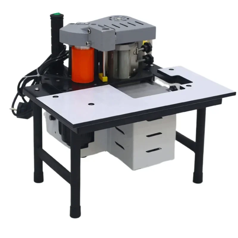 Small Edge Pressing Machine Double Side Gluing Portable Edge Bander Woodworking Edge Banding Tool 220V 1200W