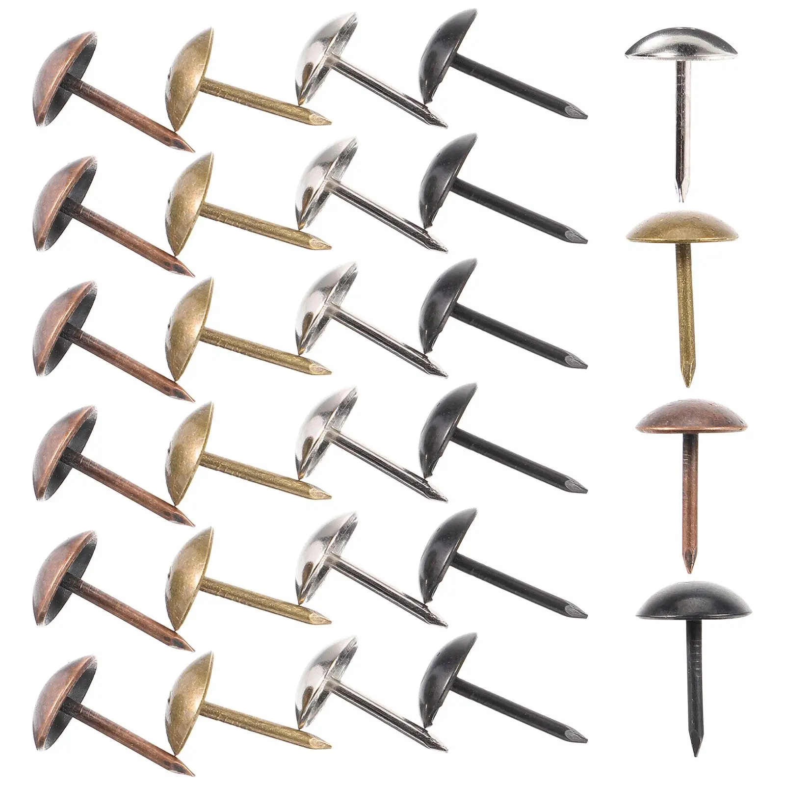 

200 Pcs Retro Upholstery Pins Furniture Tacks Decorative Nails for Sofa Chairs Style Hardware Accessories