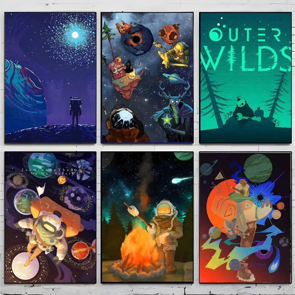 video game adventure Outer Wilds Poster Superior Home Space  Indoor Decorative Art & Home Decor