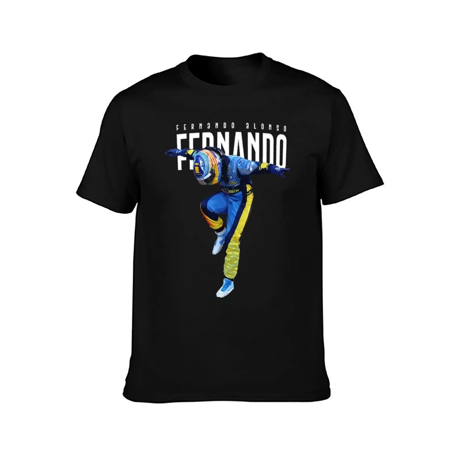 Fernando driver Alonso dance T-Shirt hippie clothes Blouse new edition anime figures t shirts for men cotton