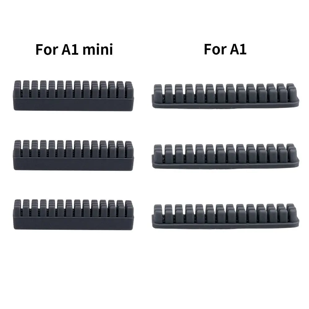 6Pcs Labor a1/A1 3D Drucker Düse Pinsel Mini Wischer Hohe Temperatur Widerstand Düse Silikon Pinsel Ersatz für Bambu