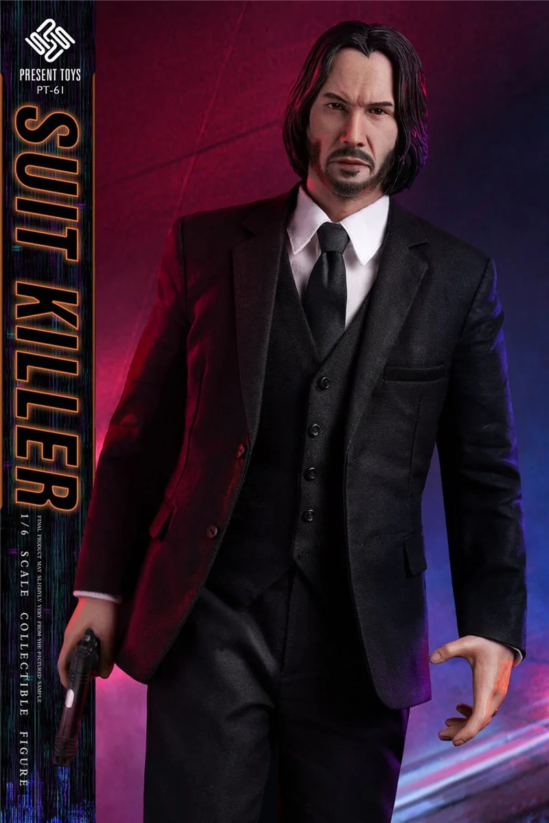 In Voorraad AANWEZIG SPEELGOED 1/6 PT-sp61 John Wick Suit Killer Action Figure Collectable Model Beeldje Verrassing Verjaardag Speelgoed Cadeau