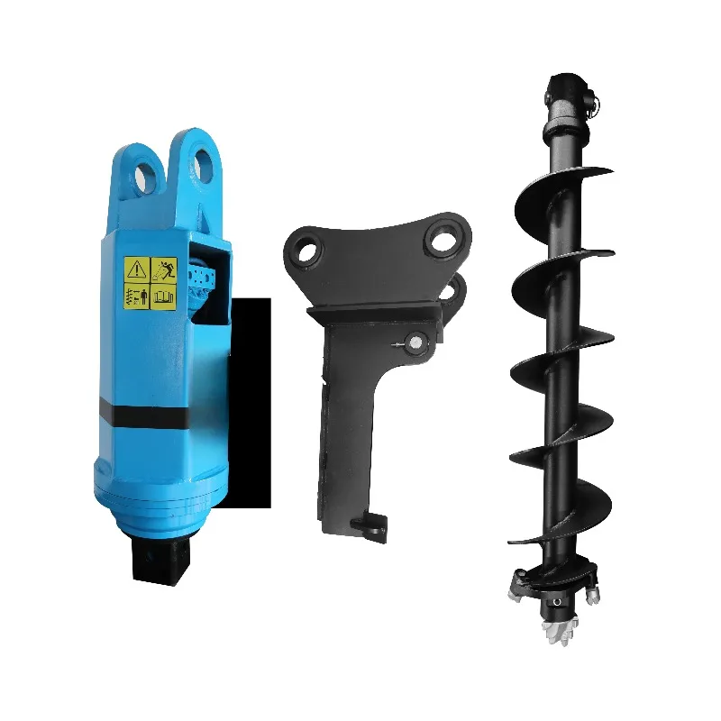 YA3000 Durable High Quality High Quality Hydraulic Motor Reusable Utility Work Earth Drill for Excavator Attachments