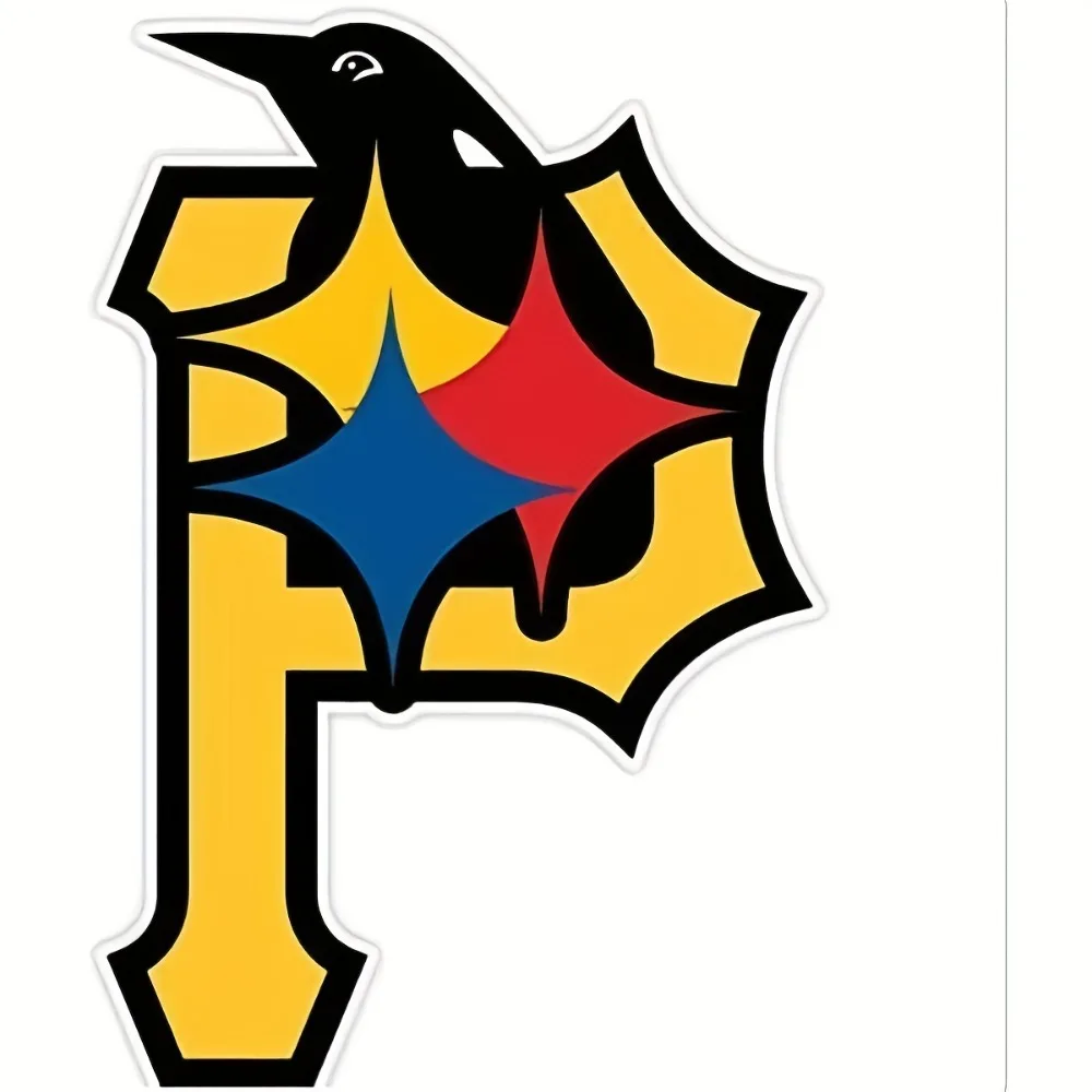 Adesivo para Carro de Fãs dos Steelers, Decoração Esportiva, Adesivo para Para-choque, Janela, Moto, Adesivo de Vinil, Capacete de Corrida