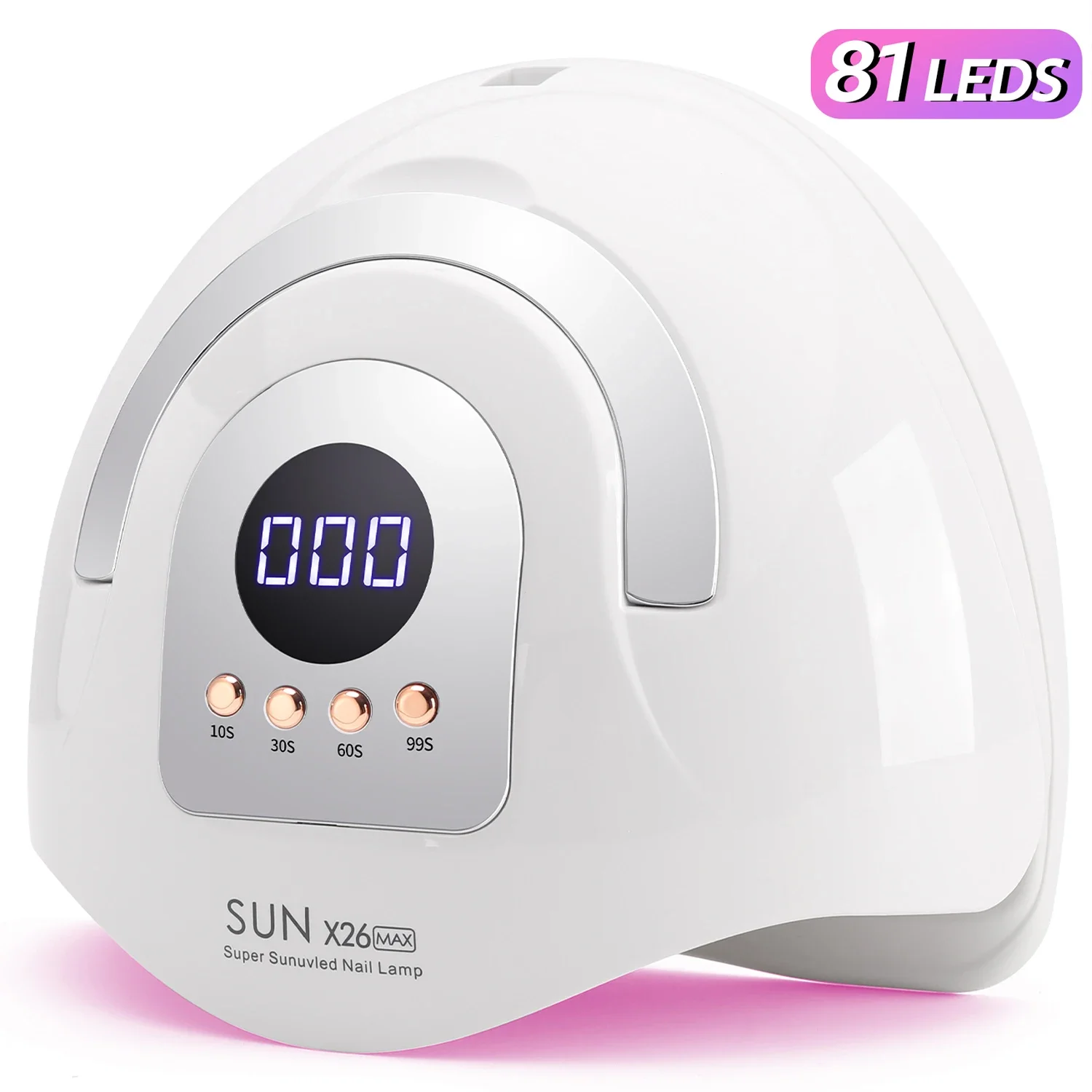 SUN X26 MAX Professional Nail Drying Lamp for Manicure 380W Nails Gel Polish Drying Machine with Auto Sensor UV LED Nail Lamp