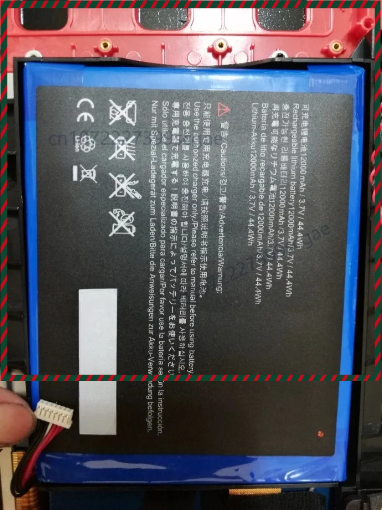 Replacement Li-Po Battery 3.7V 12000mAh 44.4Wh For Launch X431 PAD II Automotive Diagnostic Scanner Tablet