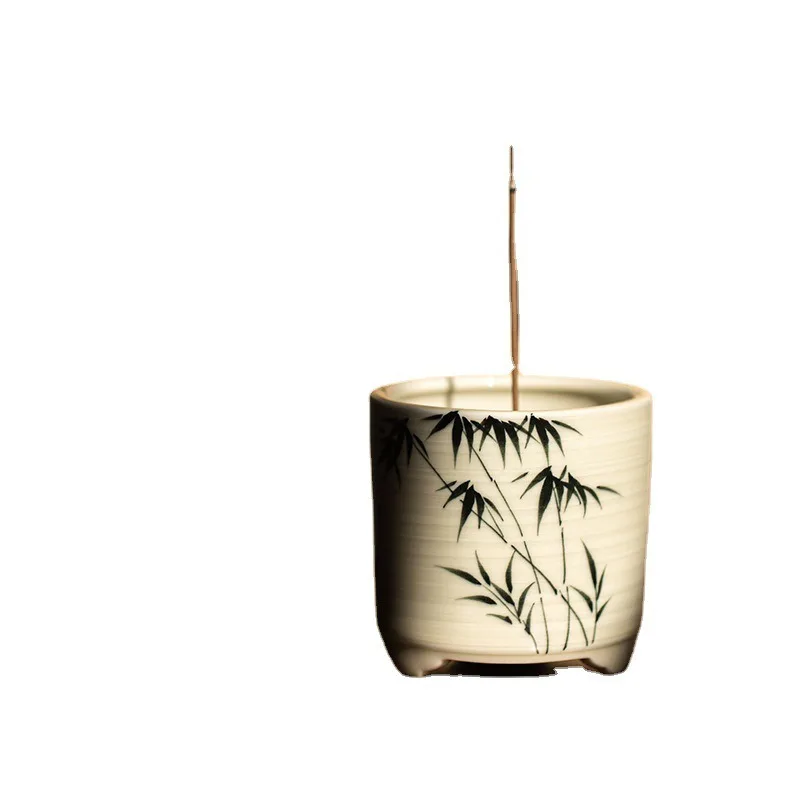 

burner ceramic small burner thread incense base household incense insert tea ceremony sandalwood incense burner