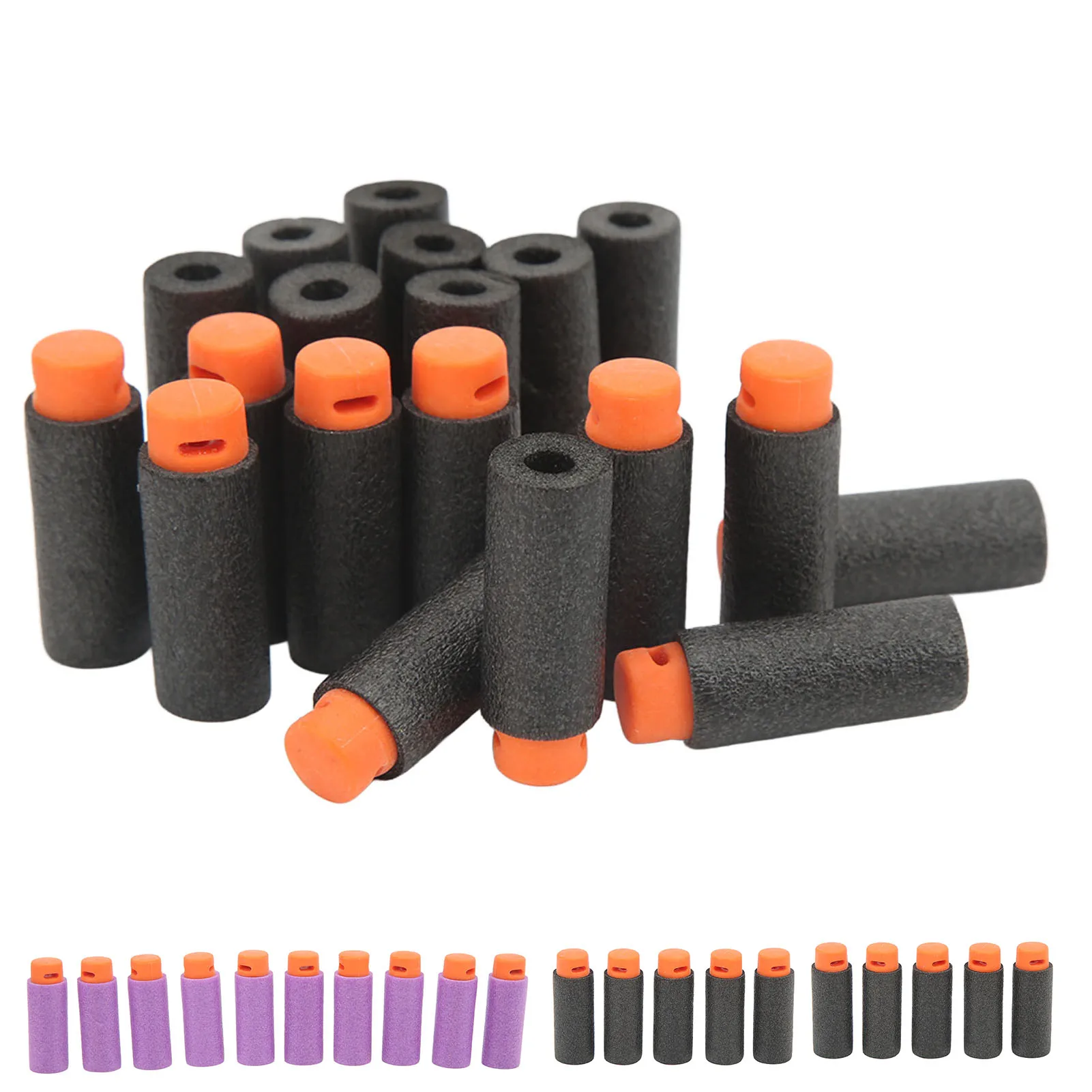 100pcs EVA Soft Shot Short Darts High Density Harmless  Refill for Various Shooting  High Density EVA Darts Toy Gun Accessories