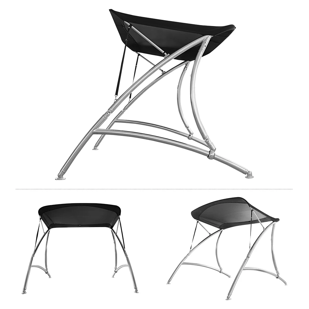 UV Protected 2 Bow Bimini Top Boat Wakeboard Tower Boat Bimini