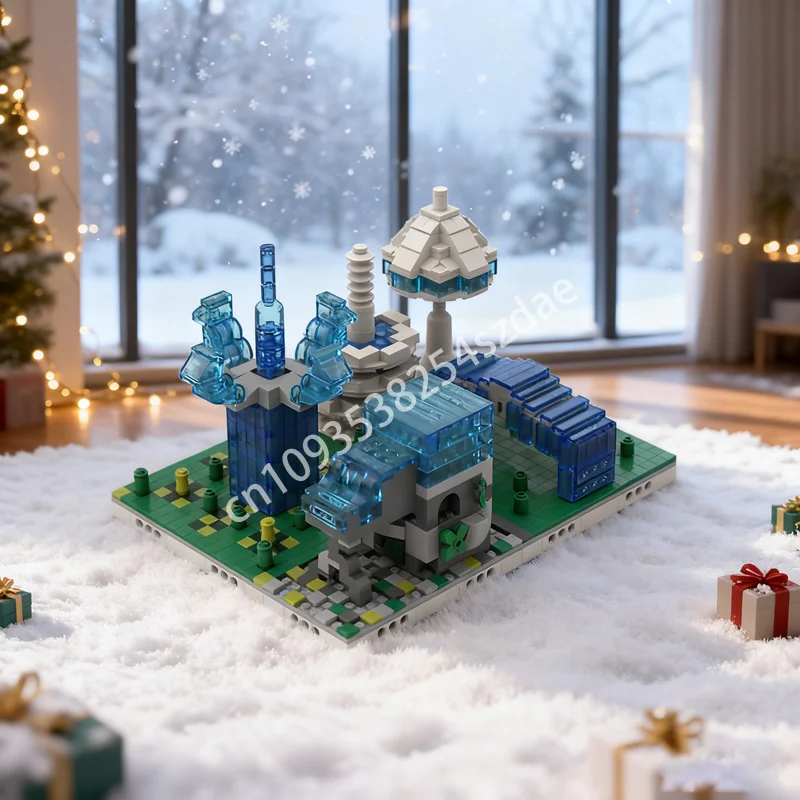 1381pcs MOC Modular City Minied Model Building Blocks Construction Assemble Christmas Gifts DIY Idea Toy Education Brick Kids