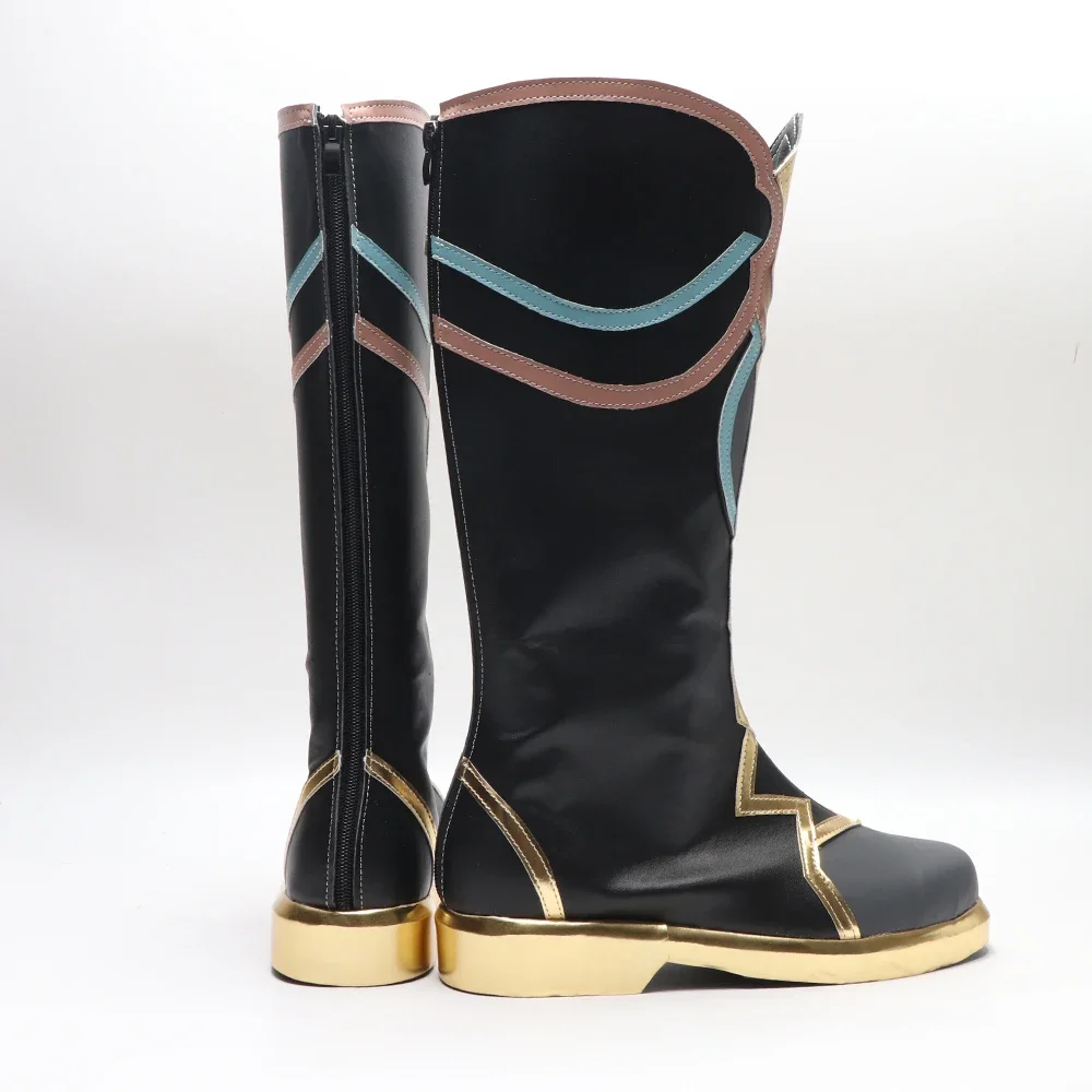 새로운 게임 코스프레 신발 Honkai:스타 레일 Dan Hen 음료 Moon Jun 부츠 할로윈 Aksesori Dibuat Sesuai Pesanan