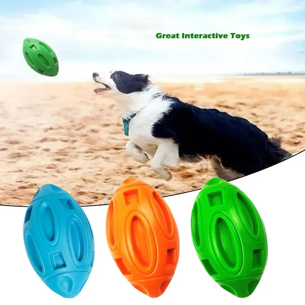 

Squeaky Dog Toys Ball Rubber Puppy Chew Ball Teeth Grinding Chew Toy Dog Cleaning Pet Toy M0B3