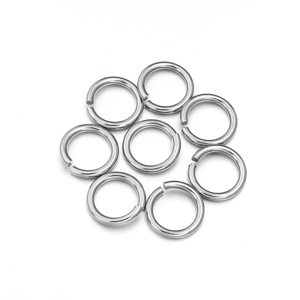 20Pcs Stainless Steel Split Ring Jump Rings for DIY