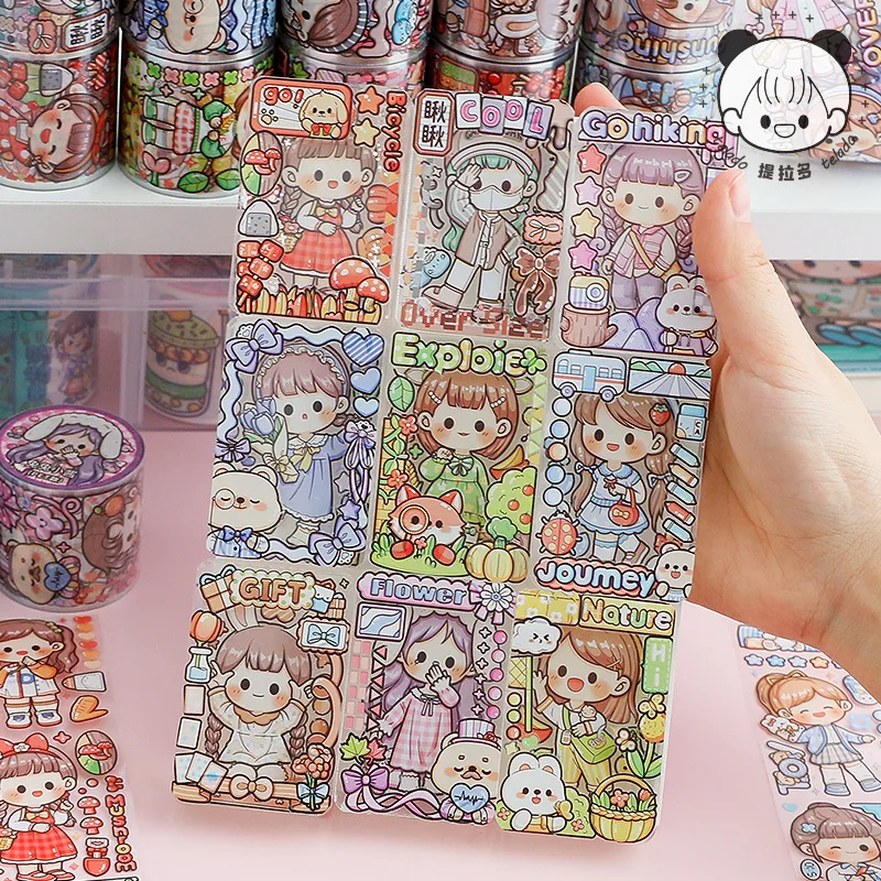 1pcs/1lot Decorative Adhesive tapes embarking upon Masking Tapes cartoon diary Scrapbooking Scrapbooking Stickers