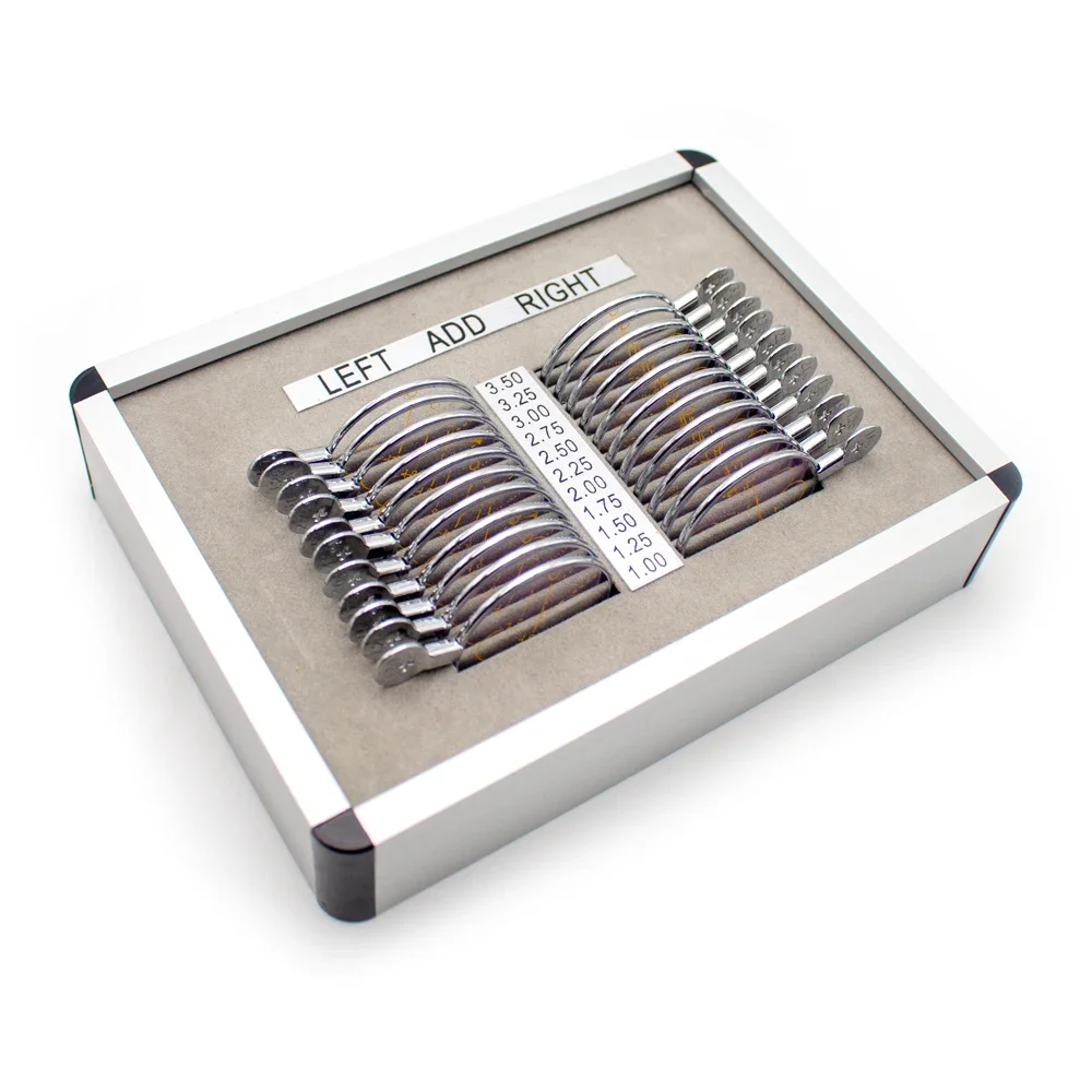 Optical Progressive Lens Set Trial Lens Set Ophthalmic Trial Lenses Case 22 Pcs Lens Evidence Box