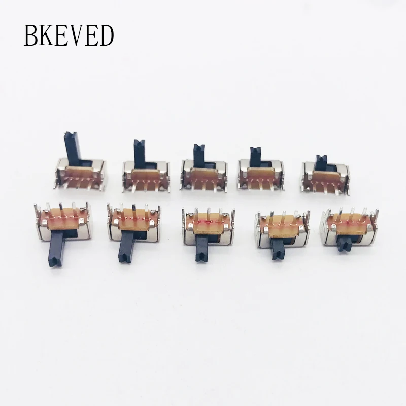 20pcs Toggle switch SK12D07VG 2/3/4/5/6mm SK12D07VG3 SK12D07VG4 stents Small toggle switch high Miniature Slide Switch Side Knob