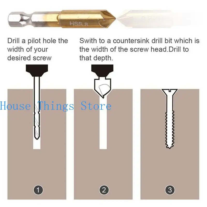 652f HSS 5 флейт -контртетерные биты.