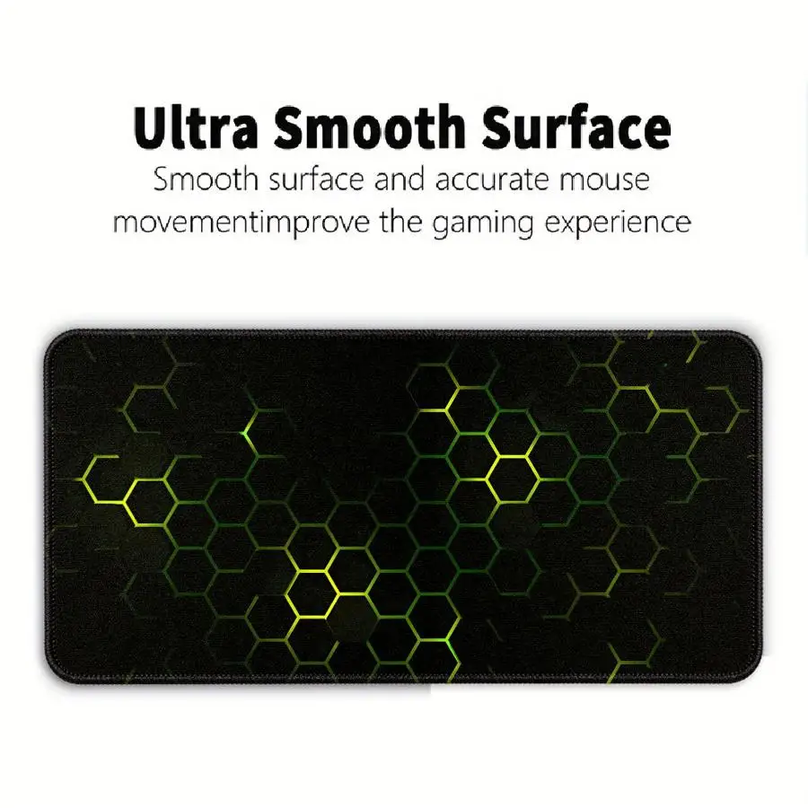 Mouse Pad Computer Laptop Pad Game Console Pad Keyboard Mouse Pad Desk accessories office Pad Waterproof Hexagonal Colour