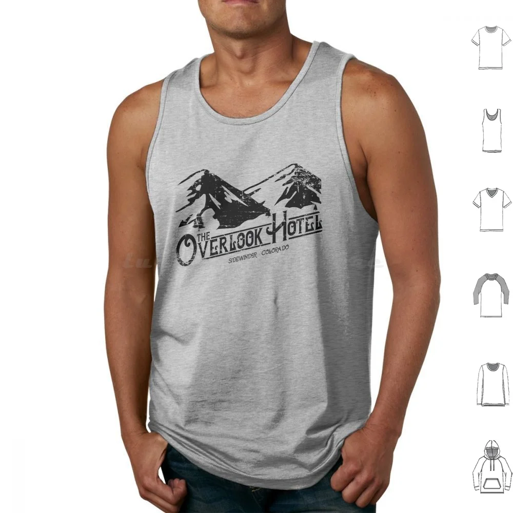 The Overlook Hotel Logo Tank Tops Print Cotton Overlook Stephen King