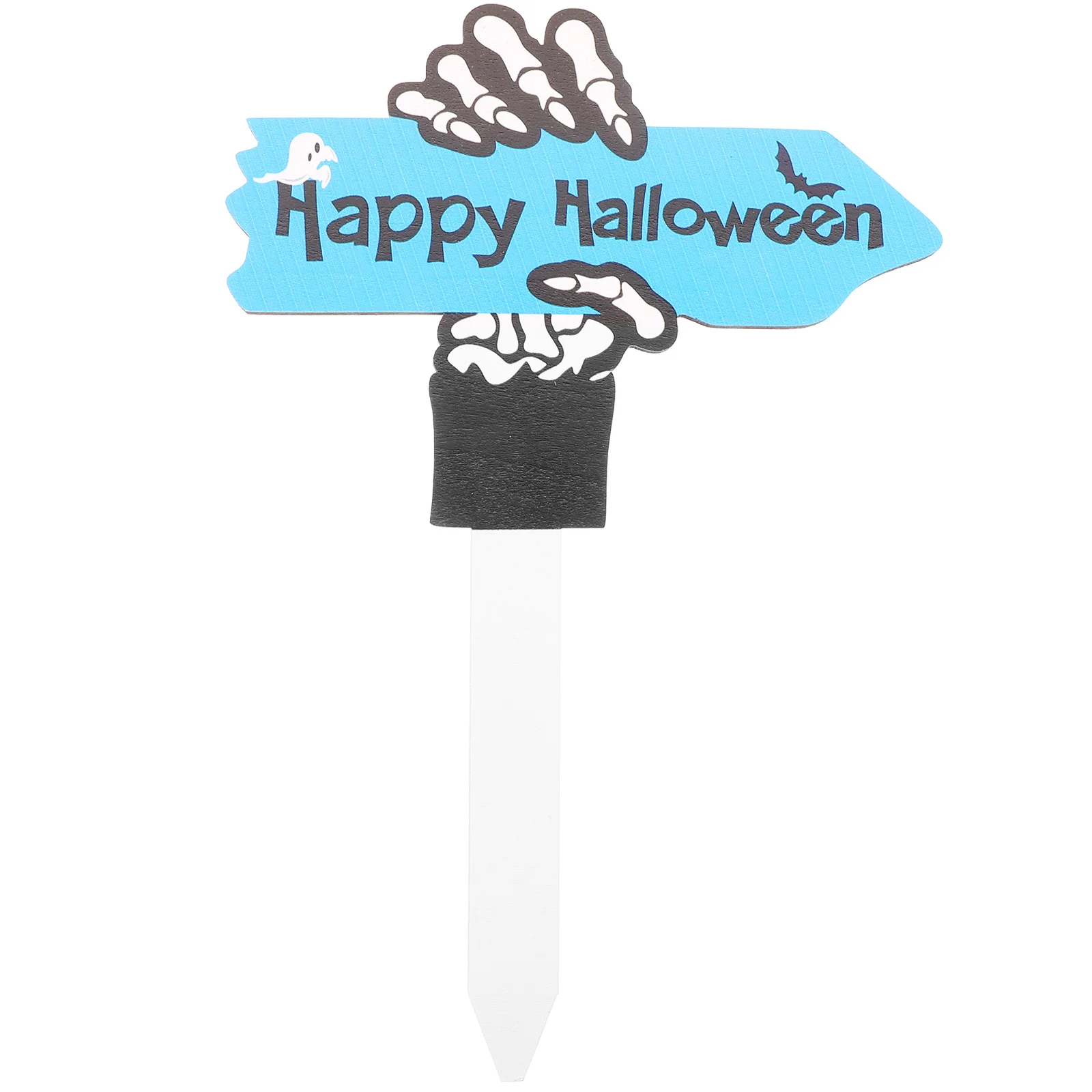 Halloween Garden Sign Outdoor Wood Signs Halloween Yard Decoration Special Design Easy to Use for Horror Scenes