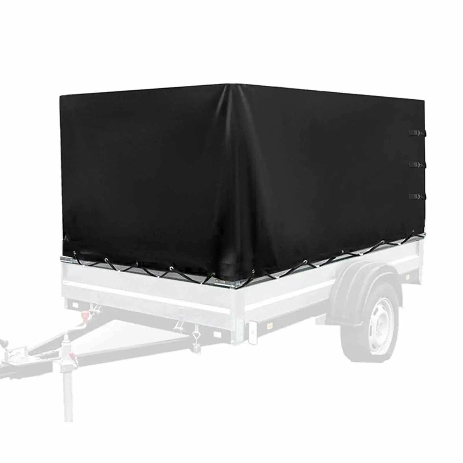 

Travel Trailer Cover Shade Sun Resistant Rainproof Foldable RV Campers Cover