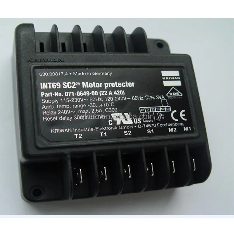 KRIWAN Compressor protection Module INT69 HBY INT69 SC2 22A 420 INT69 FSY