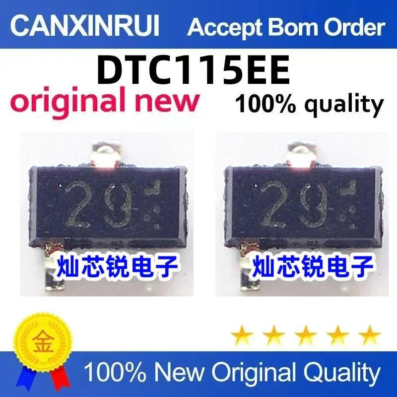 

(5-100 pieces) Brand new original DTC115EE silk screen 29 SOT-323 spot chip IC