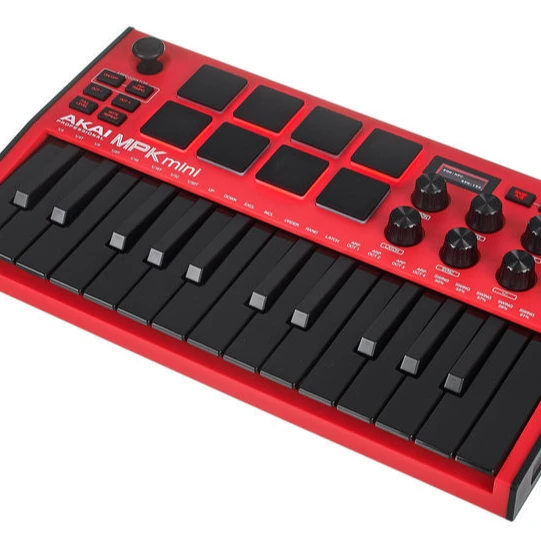 Лучшее качество AKAI MPK MINI MKII красный