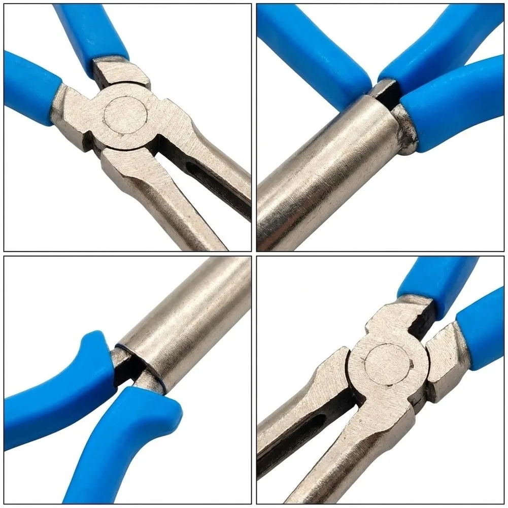 2 pcs Sleeve Style Cable Pliers Blue Ergonomic Grip for Engine Wire Pulling and For Automotive Electrical Maintenance