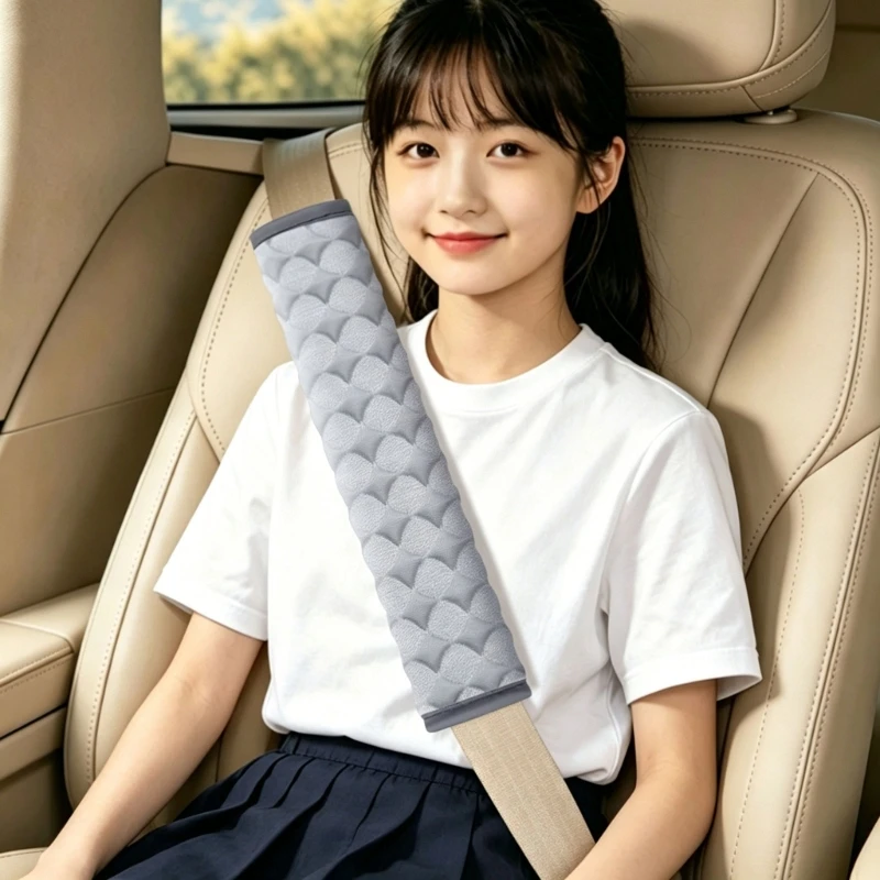  Artisanal Fine Stitching Shoulder Pad Washable for Car Strollers & Travel Bags