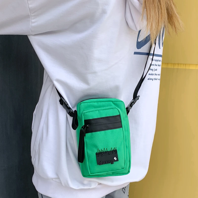 

Shoulder Bag Men's Fashion Brand Small Bag 2022 New Summer Mobile Phone Bag Student Street Trend Youth Messenger Bag