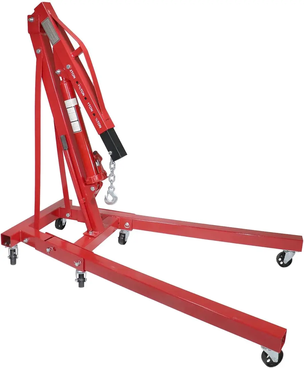 Tools 2 Ton Folding Hydraulic Engine Hoist Cherry Picker Shop Crane Hoist Lift