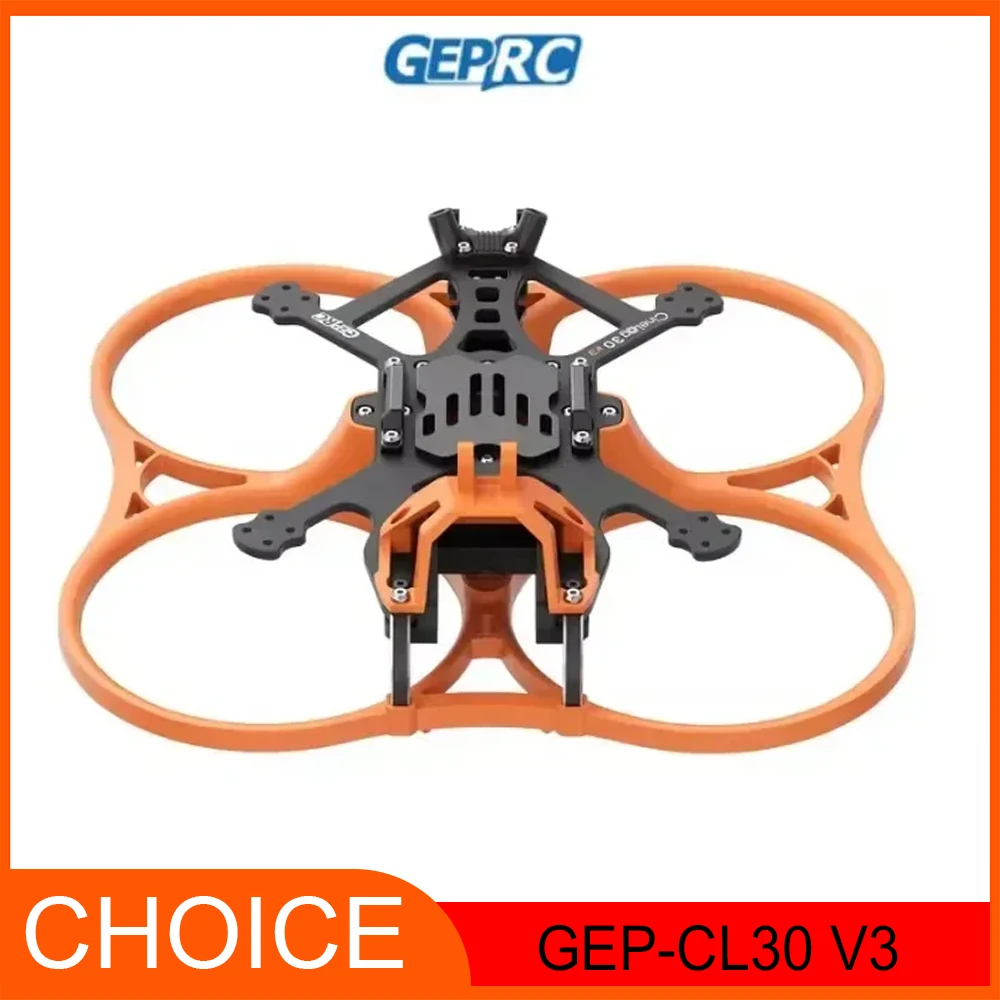

GEPRC Cinelog30 GEP-CL30 V3 Комплект рамы 3-дюймовый для FPV Racing Drone Детали Совместимость Установка O4 Air Unit PRO